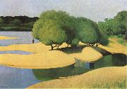 Felix  Vallotton Sandbanks on the Loire china oil painting reproduction